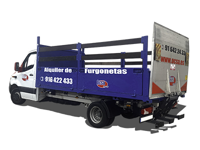 Alquilar camión caja abierta con trampilla