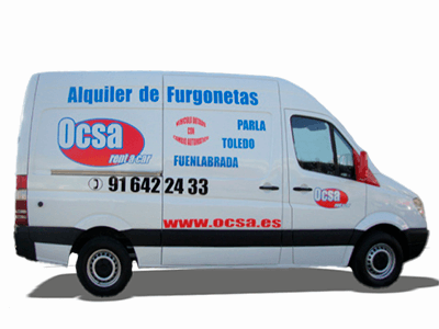 Alquiler de Furgonetas en Madrid Y Toledo Sprinter 310 Ocsa