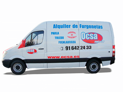 Alquiler de Furgonetas en Madrid Y Toledo Sprinter 310 Ocsa