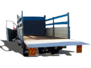 Alquilar furgoneta caja abierta Mercedes 516 con trampilla