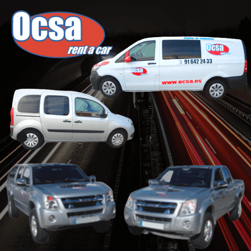 Alquilar furgoneta pasajeros en Madrid y Toledo Ocsa